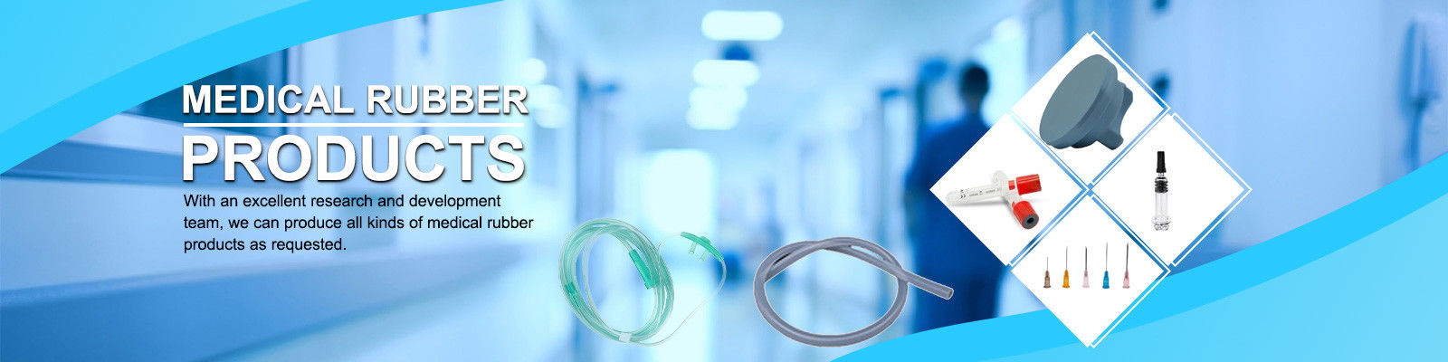 Gomma di silicone medica