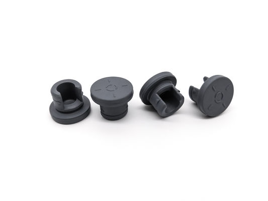 ISO13485 Medical Rubber Stopper 20mm Butyl Silicone Test Tube Stopper