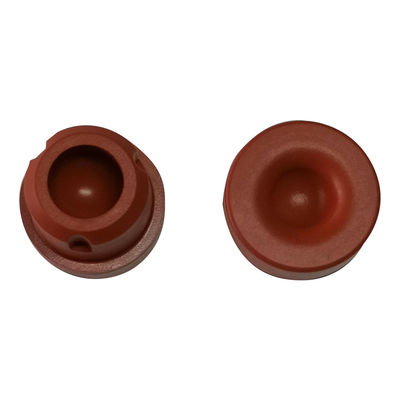 Purple Silicone Stopper 13mm 16mm Test Tube Stopper With Hole