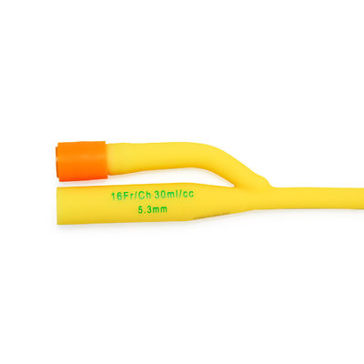 12 Fr Catheter Drainage Tube Latex 30 Fr Foley Catheter Silicone Coated