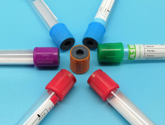 16mm EDTA Vacutainer Blood Collection Accessories Purple Top Blood Collection Tube