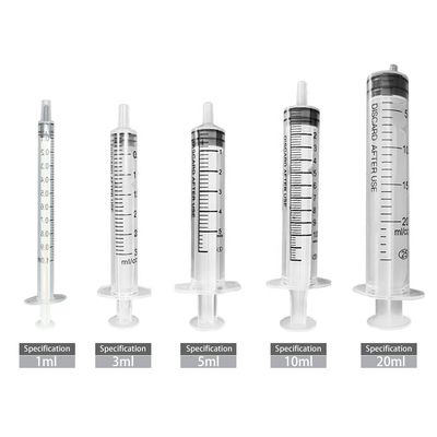 PP 3ml Syringe Without Needle ISO13485 3 Ml Syringe No Needle