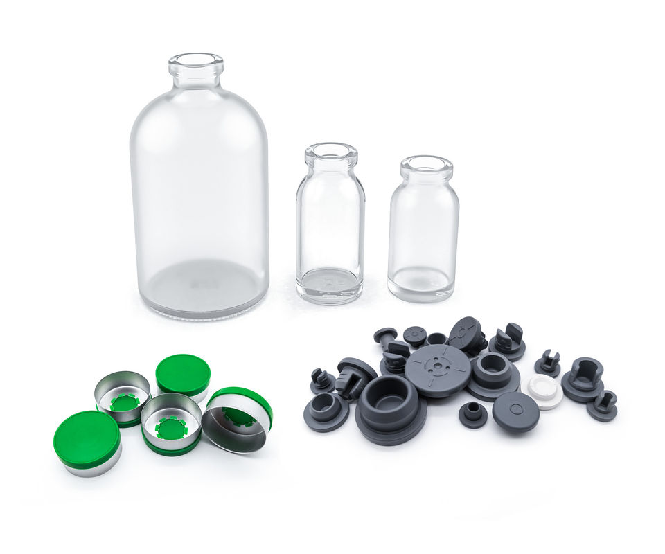 ISO13485 Medical Rubber Stopper 20mm Butyl Silicone Test Tube Stopper