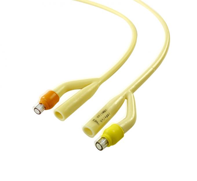 OEM Silicone Catheter No 16 6Fr -18Fr Two Way Foley Catheter