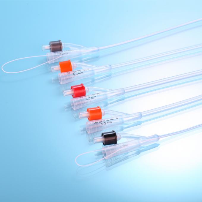 Disposable Latex Foley Catheter Fr22 With 100% Silicone Coating